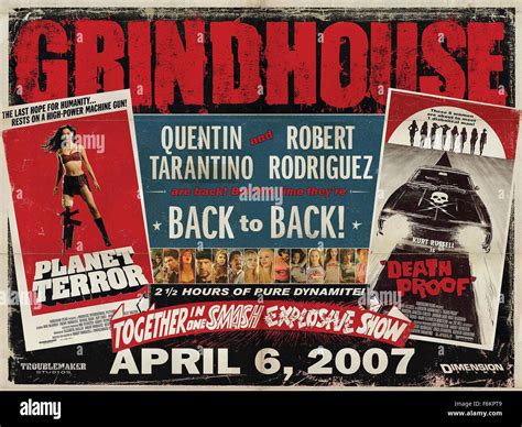 Film title grindhouse hi-res stock photography and images - Alamy