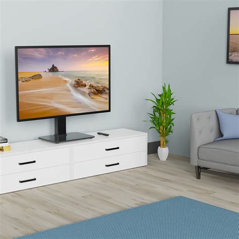 Buy WALI Universal Swivel TV Stand, Table Top TV Stand for 23 to 43 ...
