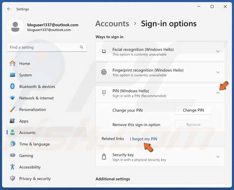Image result for Remove Windows Hello Pin