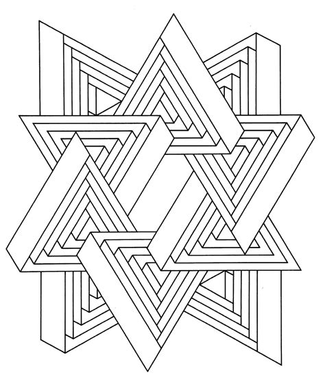 Geometry Coloring Pages Printable Coloring Pages | Printable Geometric