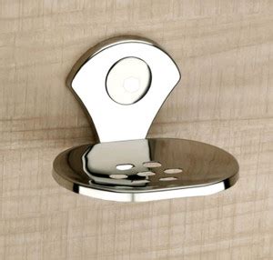 LEXMO Stainless Steel Single Soap Dish | Bathroom Soap Holder Glossy ...
