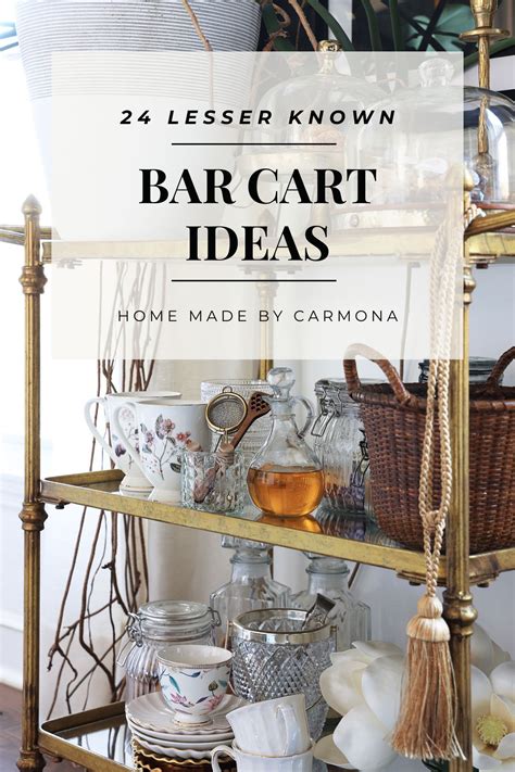 24 Lesser-Known Bar Cart Ideas To Inspire You