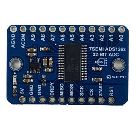 ADS1263 32-bit ADC Module with PGA Breakout - 7Semi – Robocraze