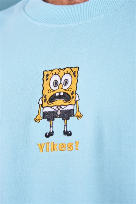 Buy Aqua Shaken SpongeBob Oversized Sweatshirt | BonkersCorner