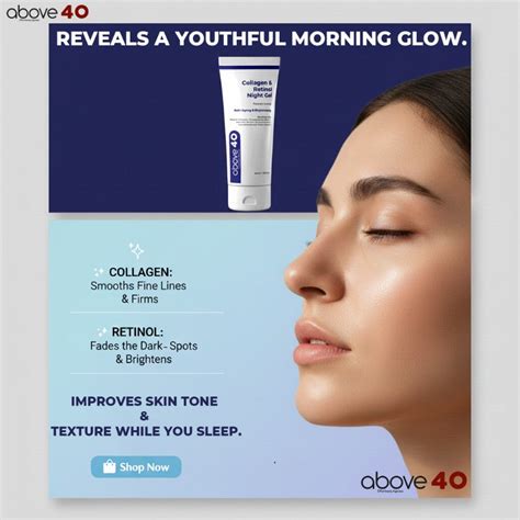 Best Anti-Ageing Face Gel for Women Over 40 | Collagen & Retinol Night ...