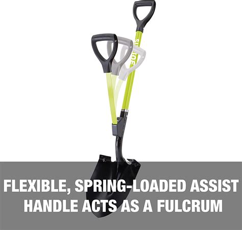 Buy Snow Joe SJ-SHLV06 Strain-Reducing Utility Round-Point Digging ...