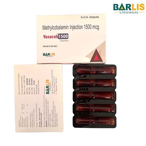 Yoxacob-1500 Injection Barlis Lifescience Pvt Ltd