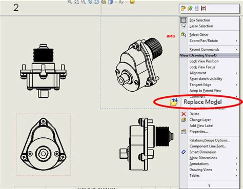 SolidWorks Replace Component in Assembly 的图像结果