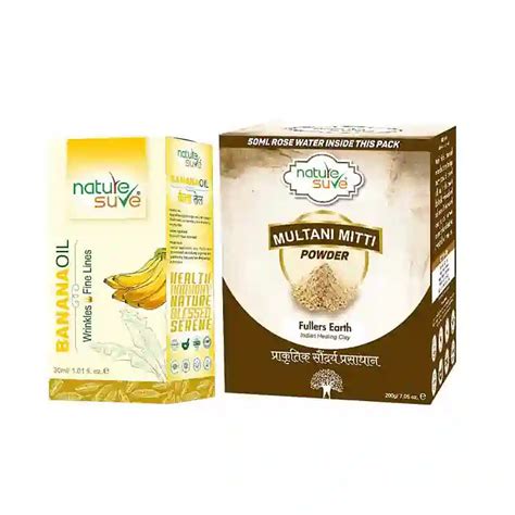 Nature Sure Combo - Banana Oil 30ml and Multani Mitti – everteen | NEUD ...