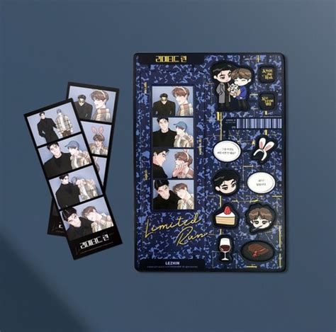 Limited Run Manhwa Merch - 4 Cuts & Magnets Set | eBay