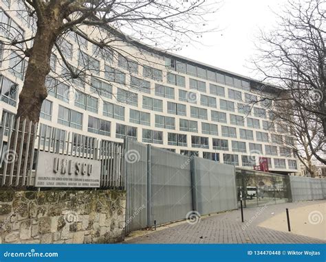 UNESCO Headquarters in Paris Editorial Stock Photo - Image of headquarters, cultural: 134470448