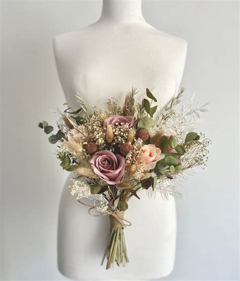 Vintage Bridal Bouquets Dried & Artificial Flowers Bridal Bouquet