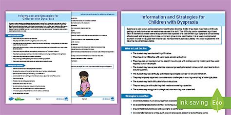 Understanding Dyspraxia - Guide for Parents and Teachers