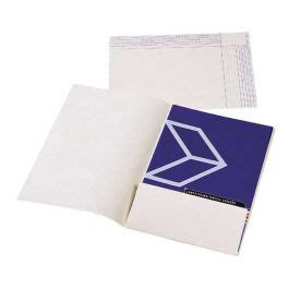 Binnenmap met 1 klep A4 ivoor