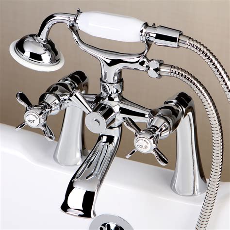Roman Bathtub Faucets With Handheld Shower
