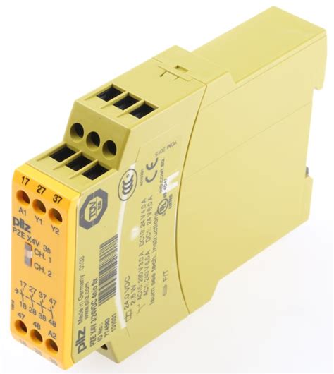 774581 Pilz | Pilz PNOZ X PZE X4V Safety Relay 24V dc, Single Channel 4 ...