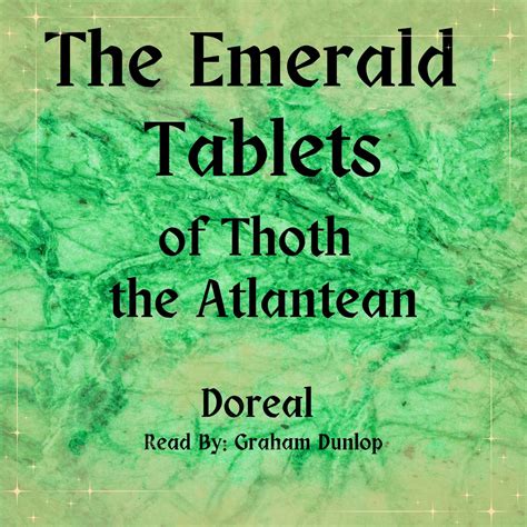 Emerald Tablets of Thoth the Atlantean, The Audiolibros por Doreal ...
