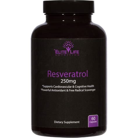 Buy Pure Resveratrol 250mg - Trans-Resveratrol - Super Antioxidant For ...