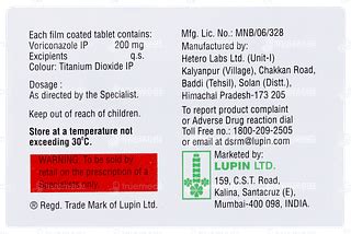 Voritrol 200 MG | Order Voritrol 200 MG Tablet Online at Truemeds