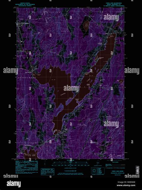 Map Of China Lake Maine at Ethel Montoya blog