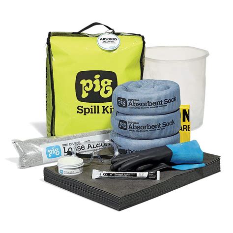 Buy Hi-Viz Oil-Only Truck Spill Kit in See-Thru Bag | 6.5 Gallon Spill ...