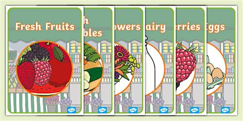 Irish Farmer's Market Role-Play Posters