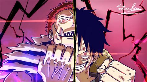 2560x1440 Resolution Charlotte Katakuri x Monkey Luffy One Piece Fan ...