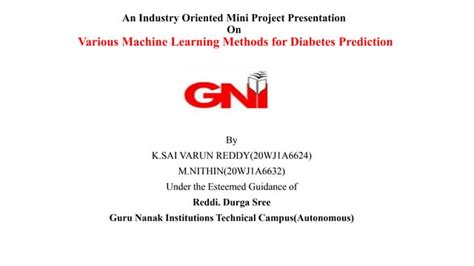 Prediction of Diabetes Using Machine Learning for Final Year Project 的图像结果
