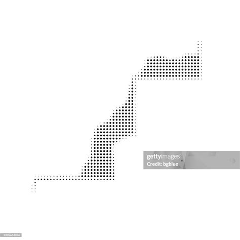 Sahrawi Arab Democratic Republic Map Of Dots On White Background High-Res Vector Graphic - Getty ...