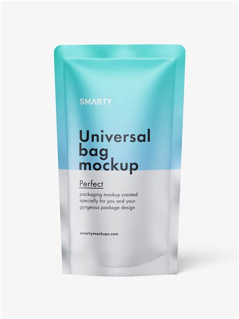 Matt pouch mockup - Mockups Design