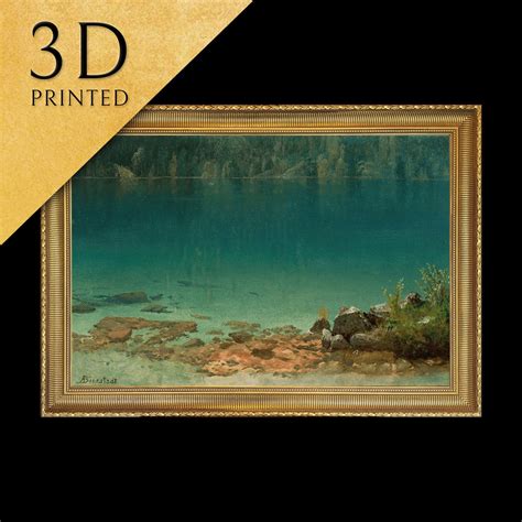 Lake Lucerne by Bierstadt: 3D Textured Print - Etsy