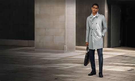 Gray Trench Coat Men | Custom Trench Coats - Hockerty