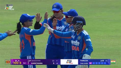 Wicket! Saima Latches Onto A Clean Catch, Shashini Departs | Airtel ...