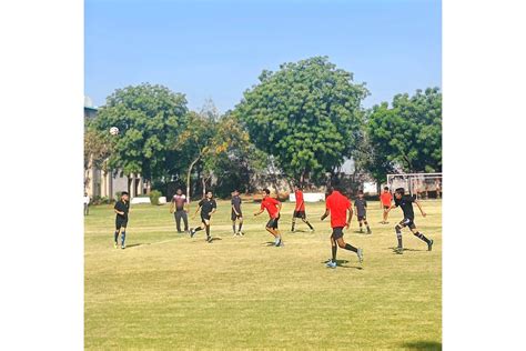 An Inter House Knockout 1& 2 Football Match of Class VI to VIII was ...