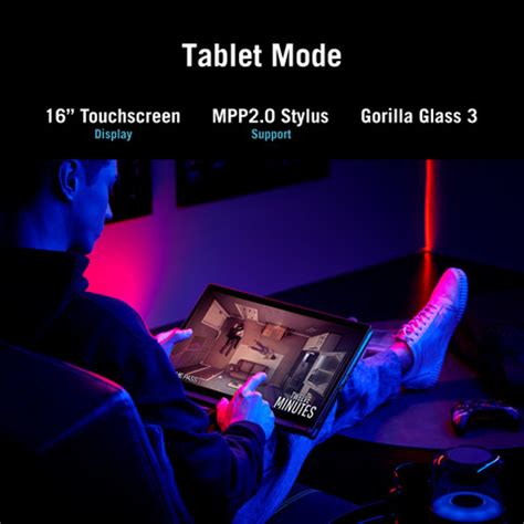 ASUS ROG Flow X16 with 90Whr Battery AMD Ryzen 9 Octa Core 6900HS - (32 ...