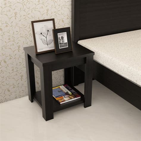 Buy Helios Malta Shelves Storage Night Stand - Brown from Helios by ...