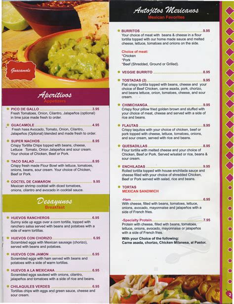 Salsa Brava Mexican Grill menus in Naples, Florida, United States