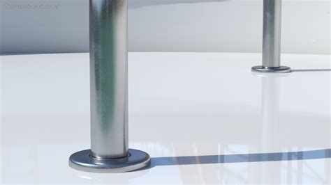 Stair Rail for Pool 3D model | 3D Molier International