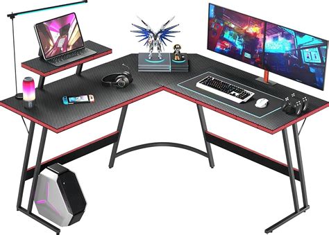 Shahoo L Shaped Gaming Desk, 51 Inch Computer Corner India | Ubuy