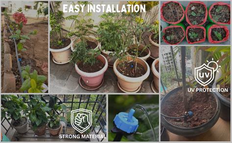 FARMER GIRL®-Plants Drip Irrigation Kit Watering Pipe Kit for Home ...