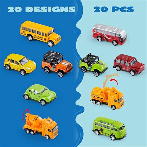 JOYIN 20PCS Die Cast Pull Back Cars, Metal Toy Cars, India | Ubuy