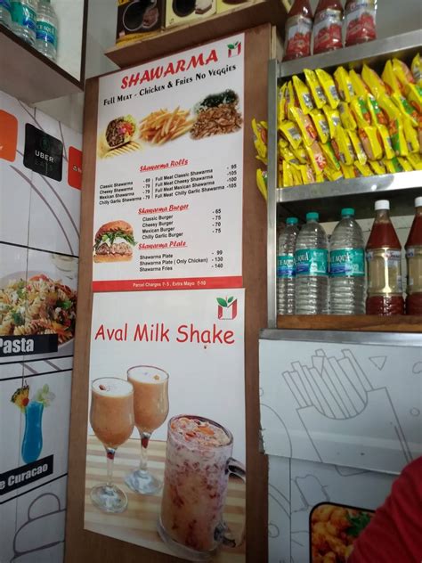Menu at Metro Millennium Juice World, Chennai, No.3