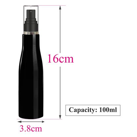 Cosmetic Black Color Bottle With Licotain Cap Leak Proof – Zenvista ...