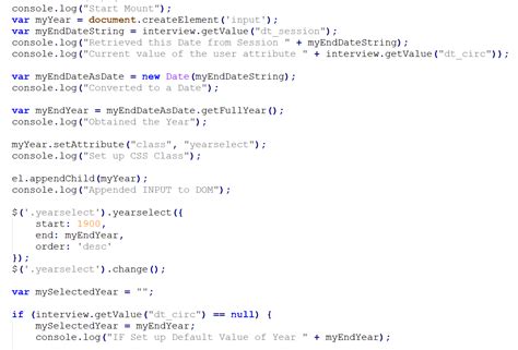 Image result for HTML Year Pick JavaScript