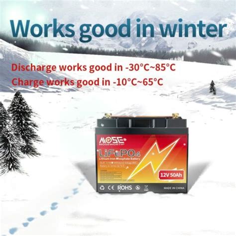 LiFePO4 12V 50AH Deep Cycle Lithium Iron Battery for | Ubuy India