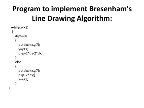 Image result for Example Bresenham's Line Drawing Algorithm