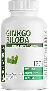 Ginkgo Biloba Extra Strength Supports Brain Function & Memory Support ...