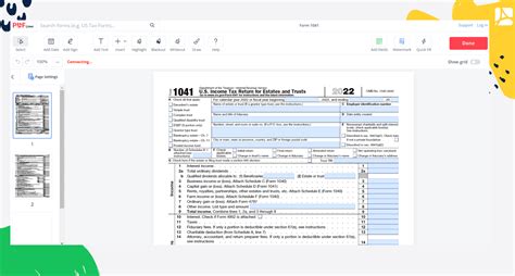 Image result for How to File Form 1041