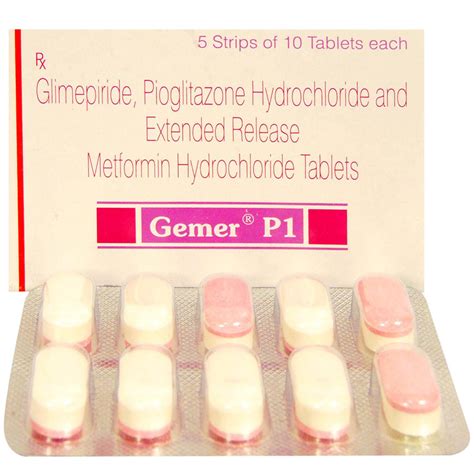 Gemer P1 Tablet | Uses, Side Effects, Price | Apollo Pharmacy