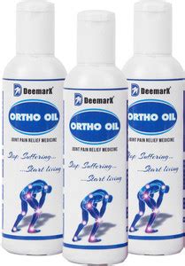 DEEMARK Ortho Pain Relief Oil Pack of 3 (3 x 100 ml) - Joint Pain ...